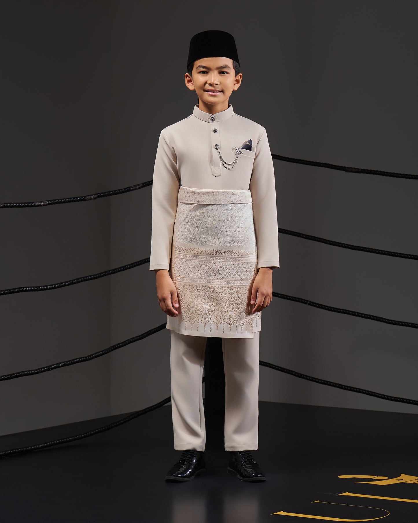 SOULTAN BAJU MELAYU FOR KIDS (CHAMPAGNE)