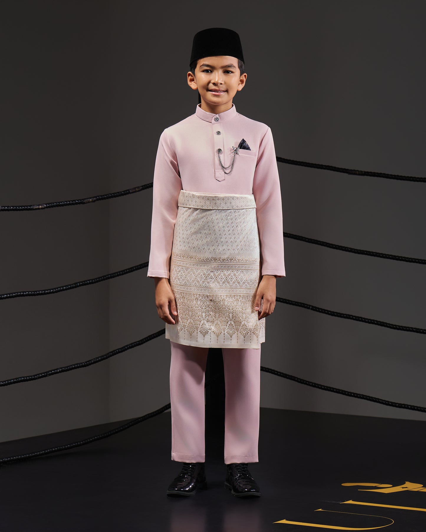 SOULTAN BAJU MELAYU FOR KIDS (DUSTY PINK)