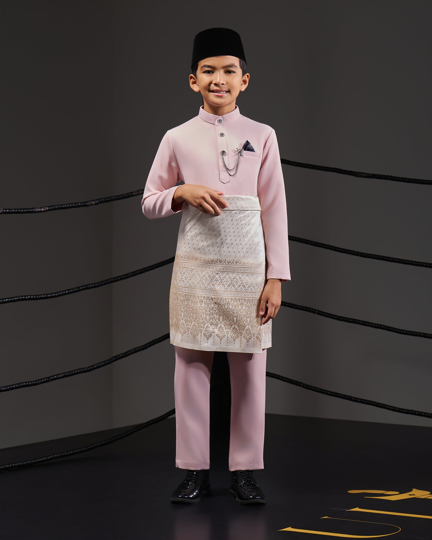 SOULTAN BAJU MELAYU FOR KIDS (DUSTY PINK)