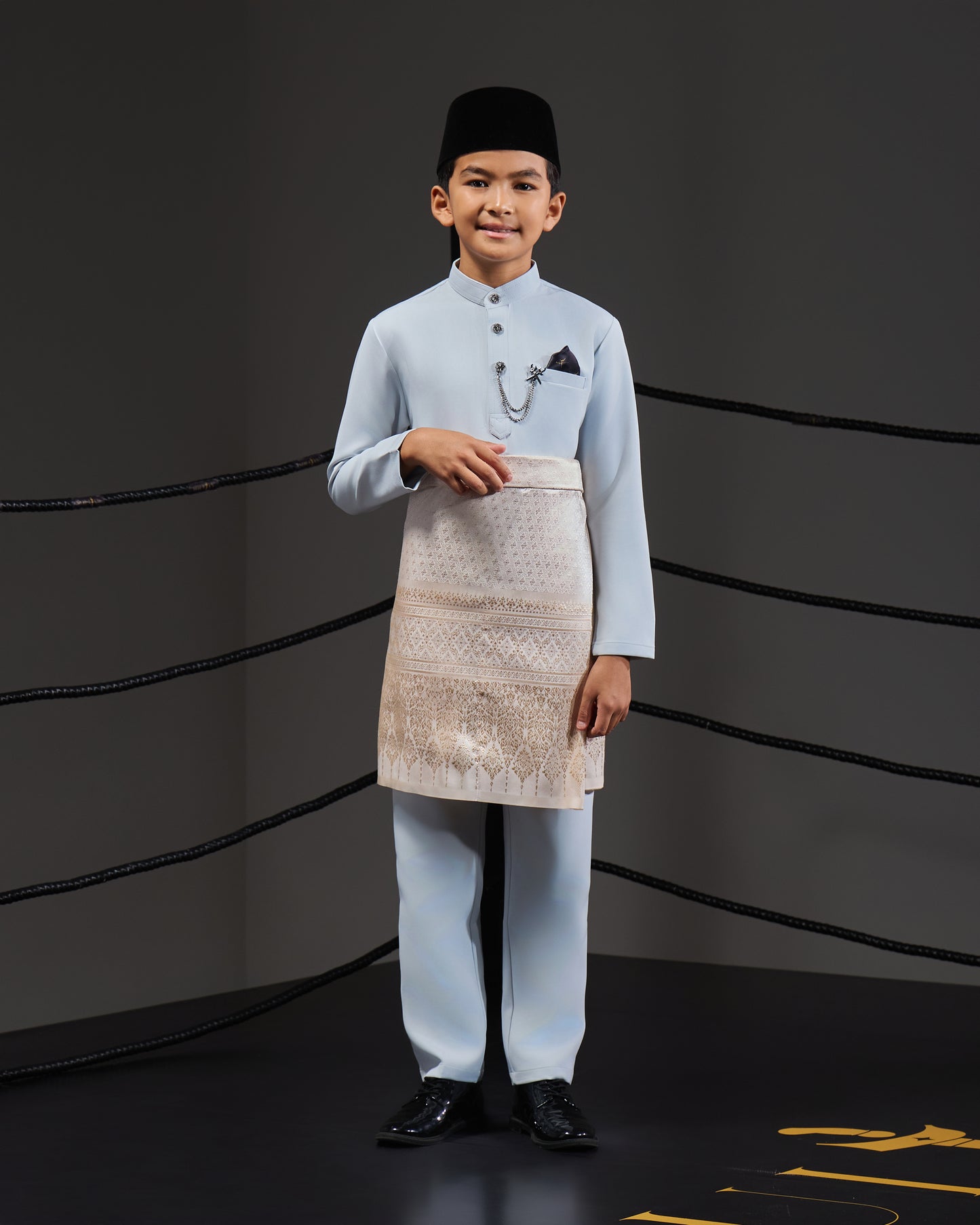 SOULTAN BAJU MELAYU FOR KIDS (POWDER BLUE)
