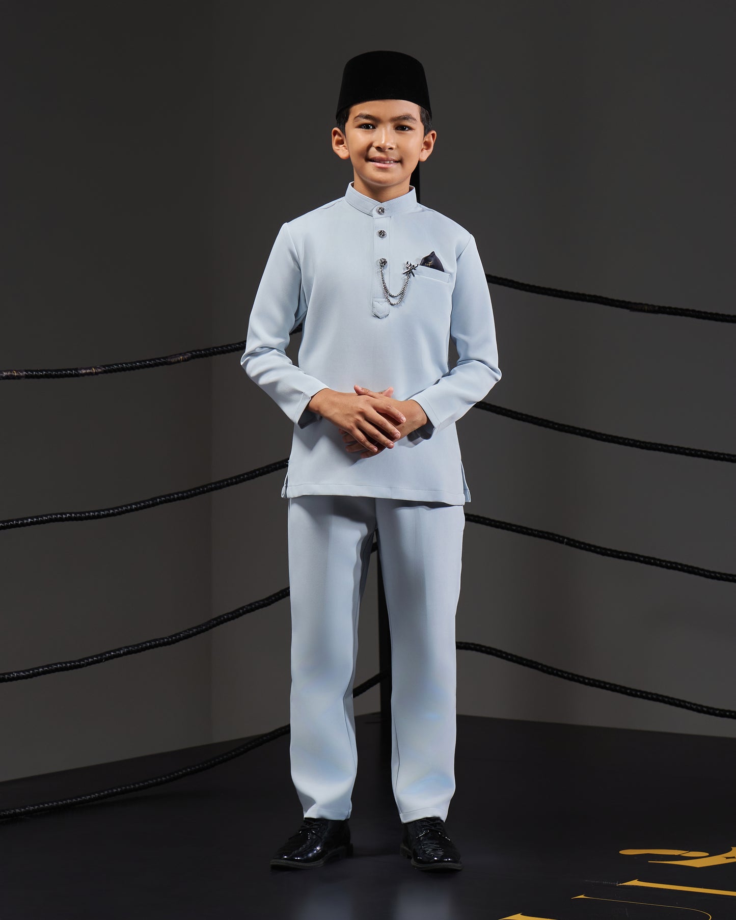 SOULTAN BAJU MELAYU FOR KIDS (POWDER BLUE)