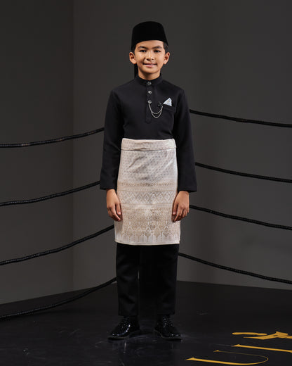 SOULTAN BAJU MELAYU FOR KIDS (BLACK)