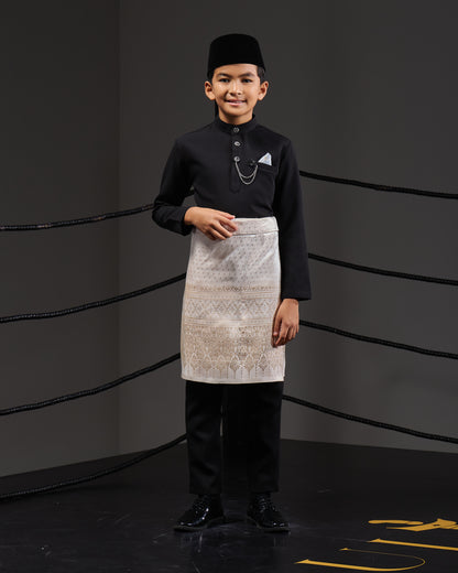 SOULTAN BAJU MELAYU FOR KIDS (BLACK)