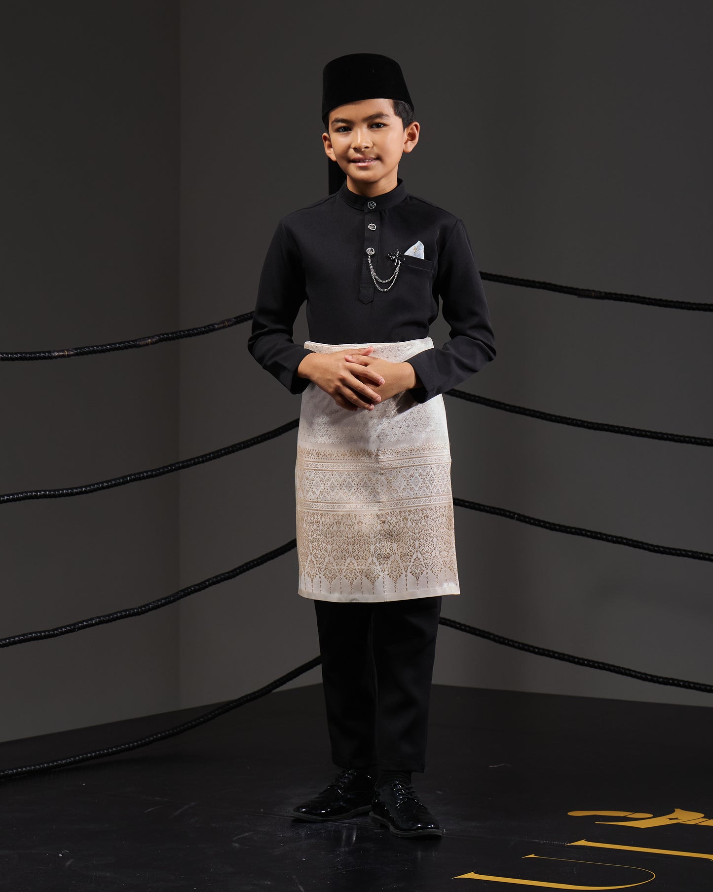 SOULTAN BAJU MELAYU FOR KIDS (BLACK)