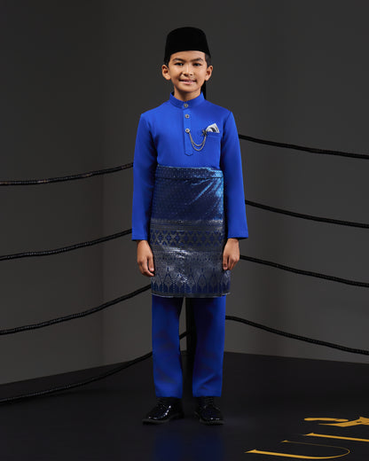 MINOR DEFECT SOULTAN BAJU MELAYU FOR KIDS (ROYAL BLUE)