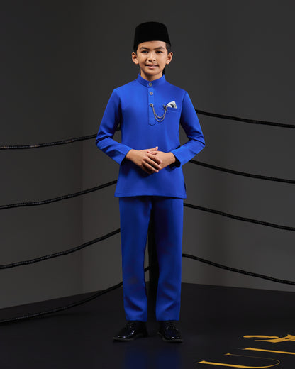 MINOR DEFECT SOULTAN BAJU MELAYU FOR KIDS (ROYAL BLUE)