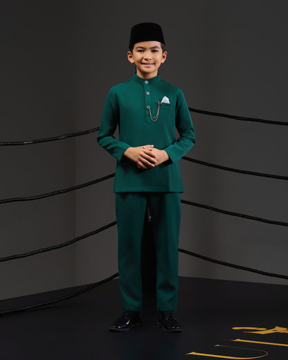 SOULTAN BAJU MELAYU FOR KIDS (EMERALD GREEN)