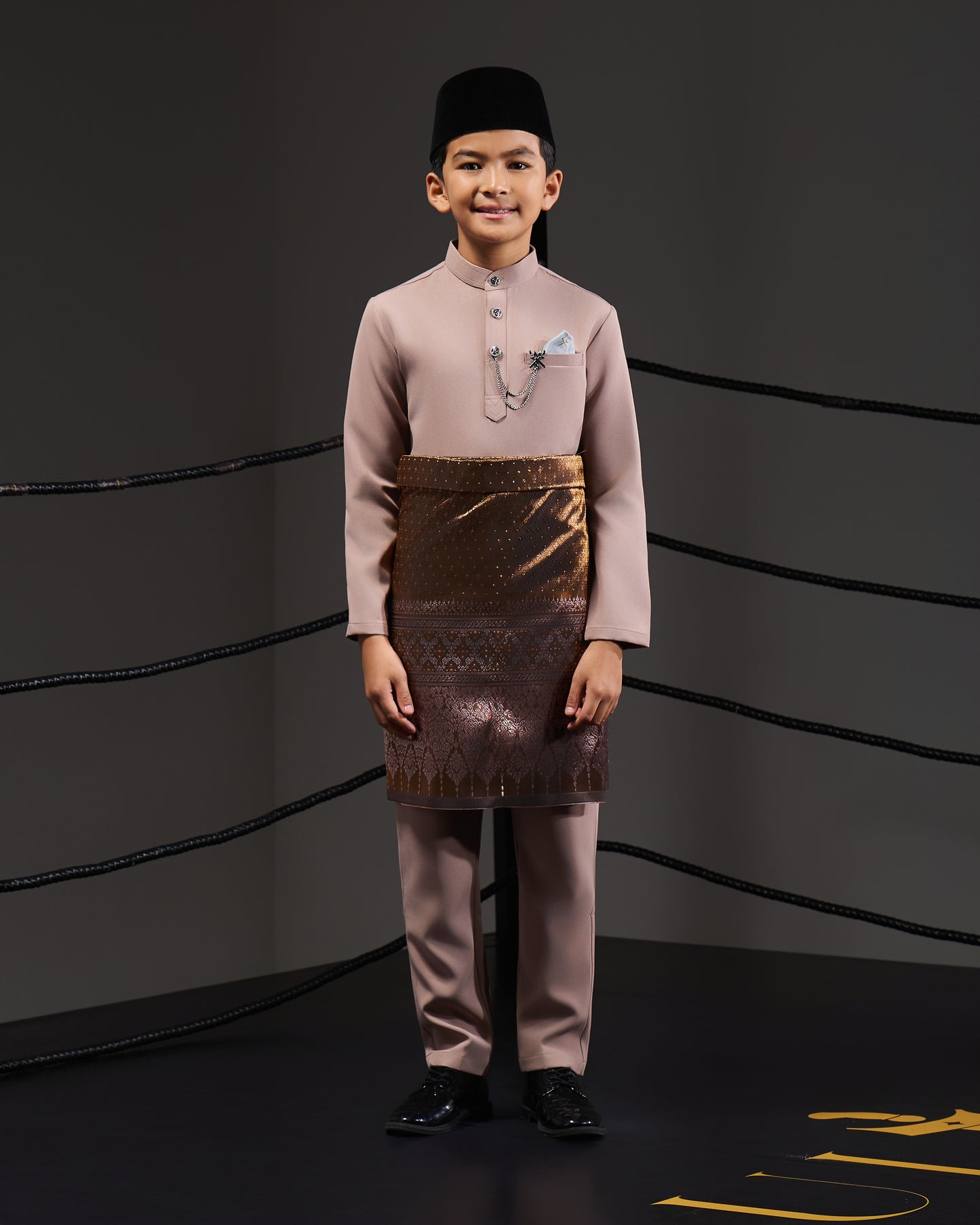SOULTAN BAJU MELAYU FOR KIDS (KHAKI)