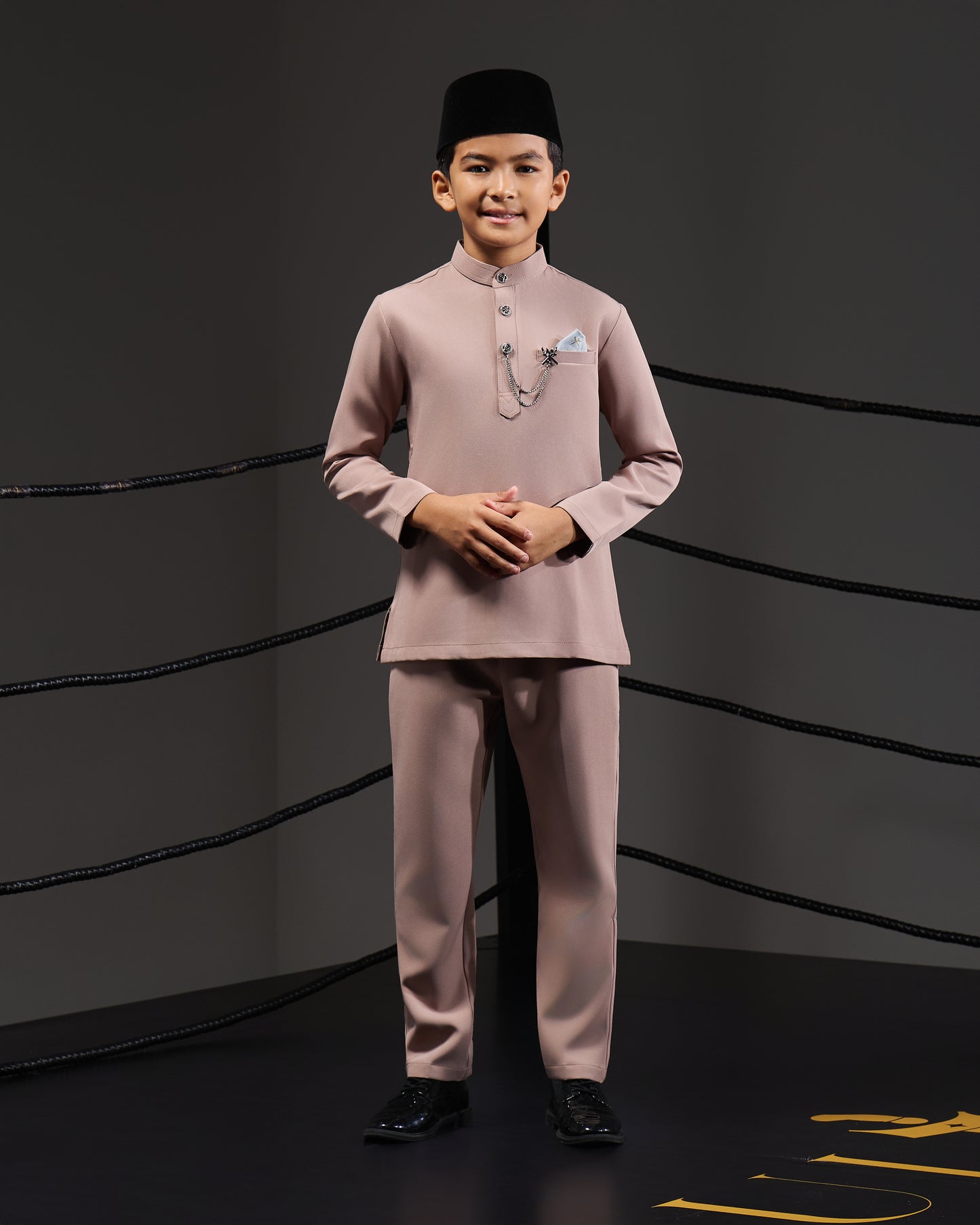 SOULTAN BAJU MELAYU FOR KIDS (KHAKI)