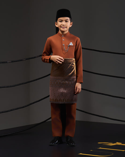 SOULTAN BAJU MELAYU FOR KIDS (BROWN)