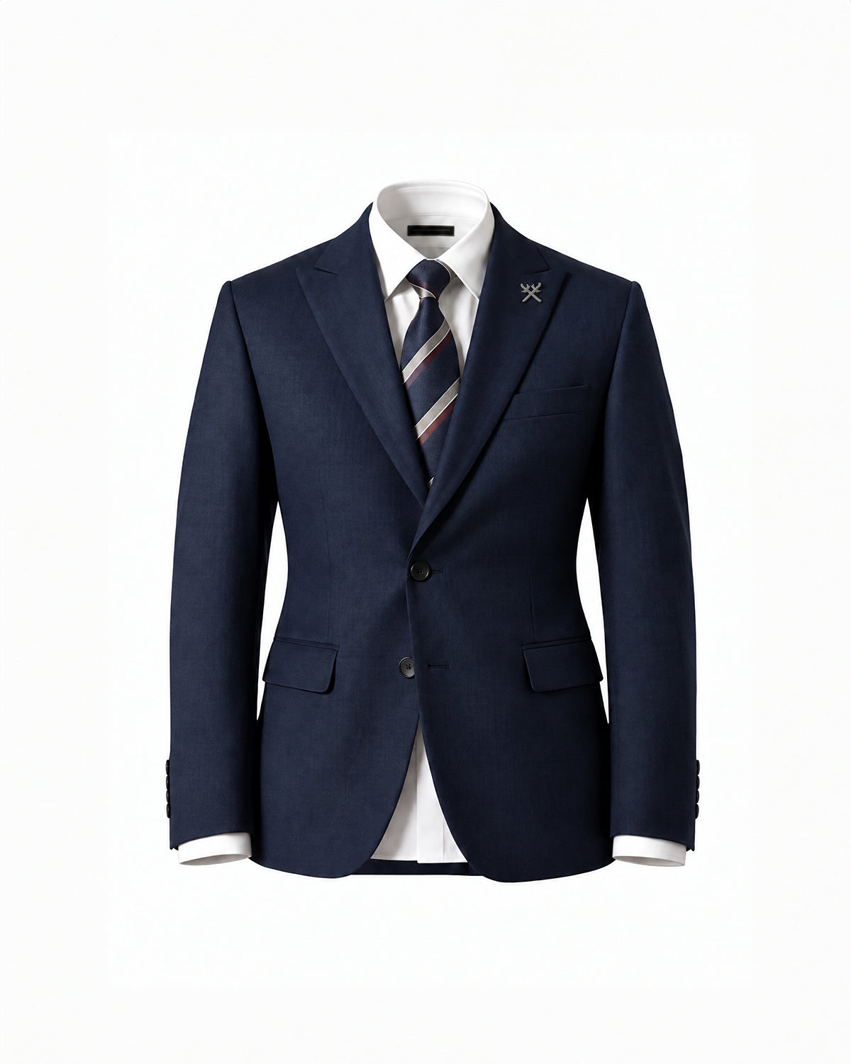 THE SINCLAIR SINGLE BREASTED SUIT (NAVY BLUE)
