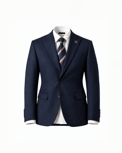 THE SINCLAIR SINGLE BREASTED SUIT (NAVY BLUE)
