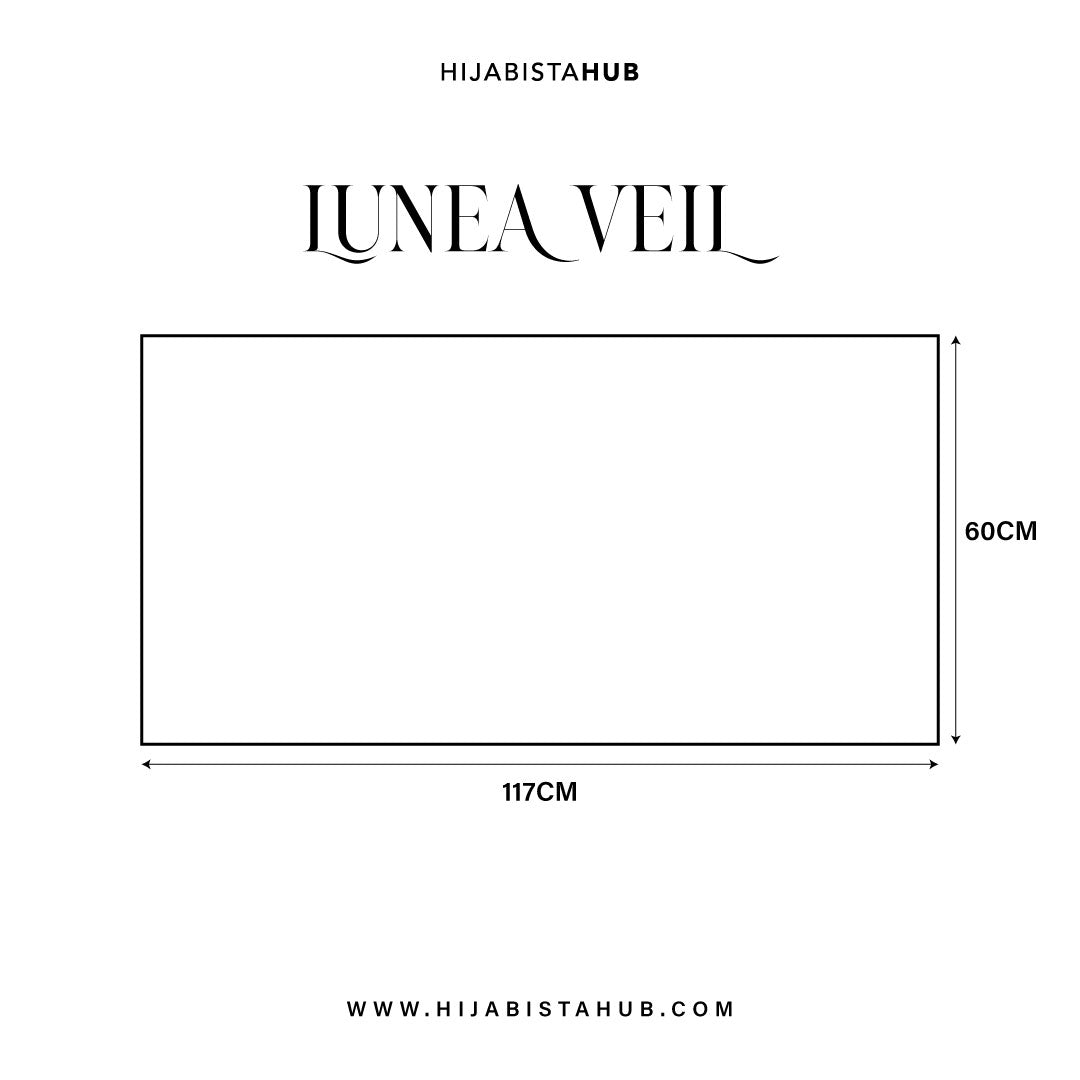 LUNEA VEIL (OFF WHITE) size chart
