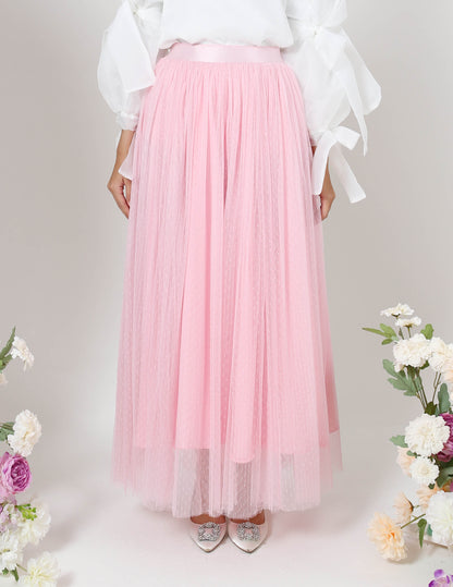 MINOR DEFECT TUTU DOT SKIRT (PINK)