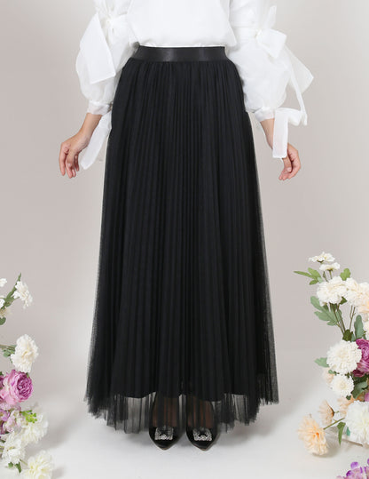 MINOR DEFECT TUTU PLEATED SKIRT (BLACK)