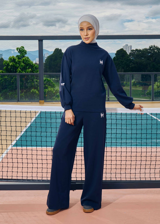 MINOR DEFECT MAEVE JUMPER WIDE SET (NAVY BLUE)