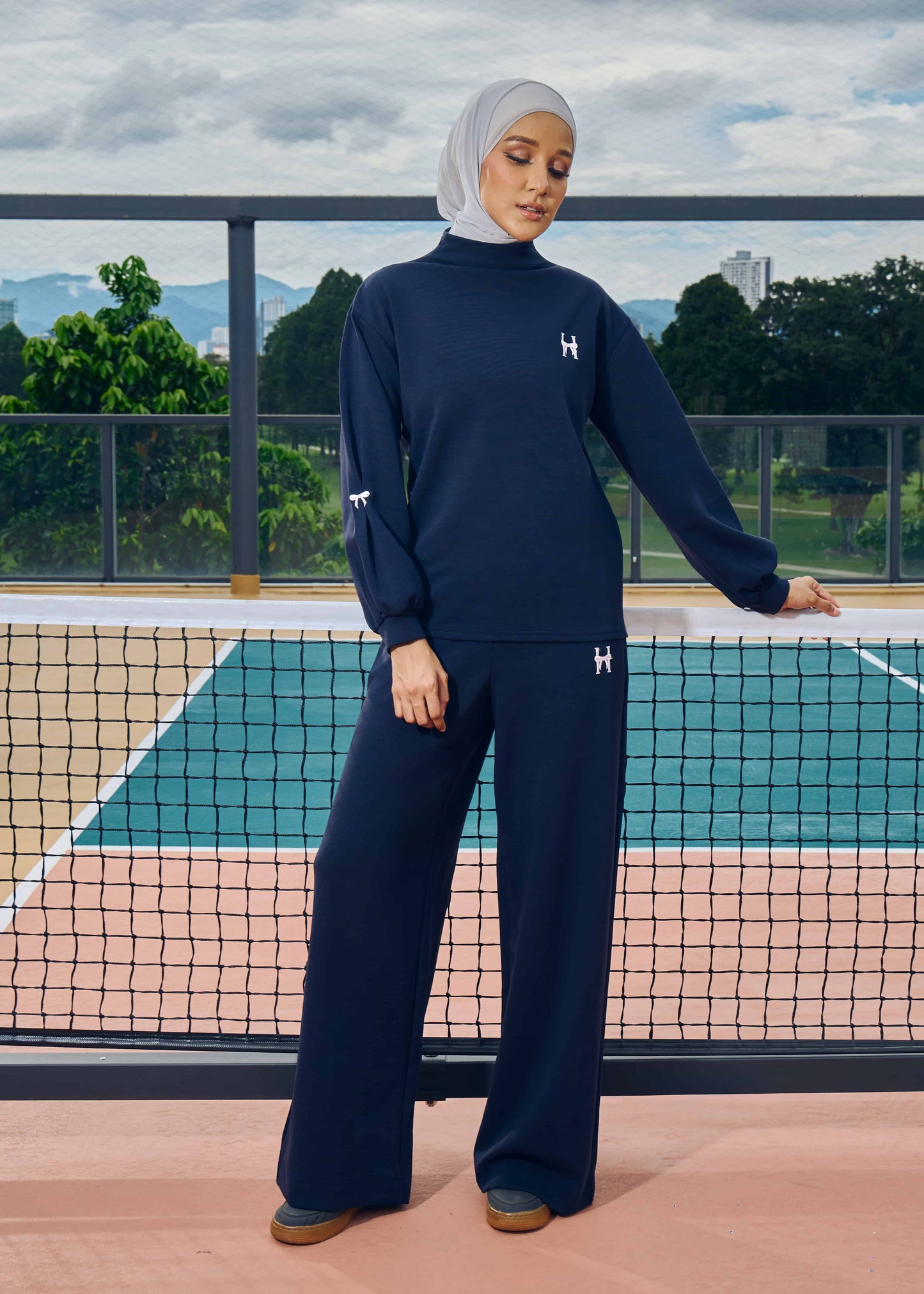 MINOR DEFECT MAEVE JUMPER WIDE SET (NAVY BLUE)