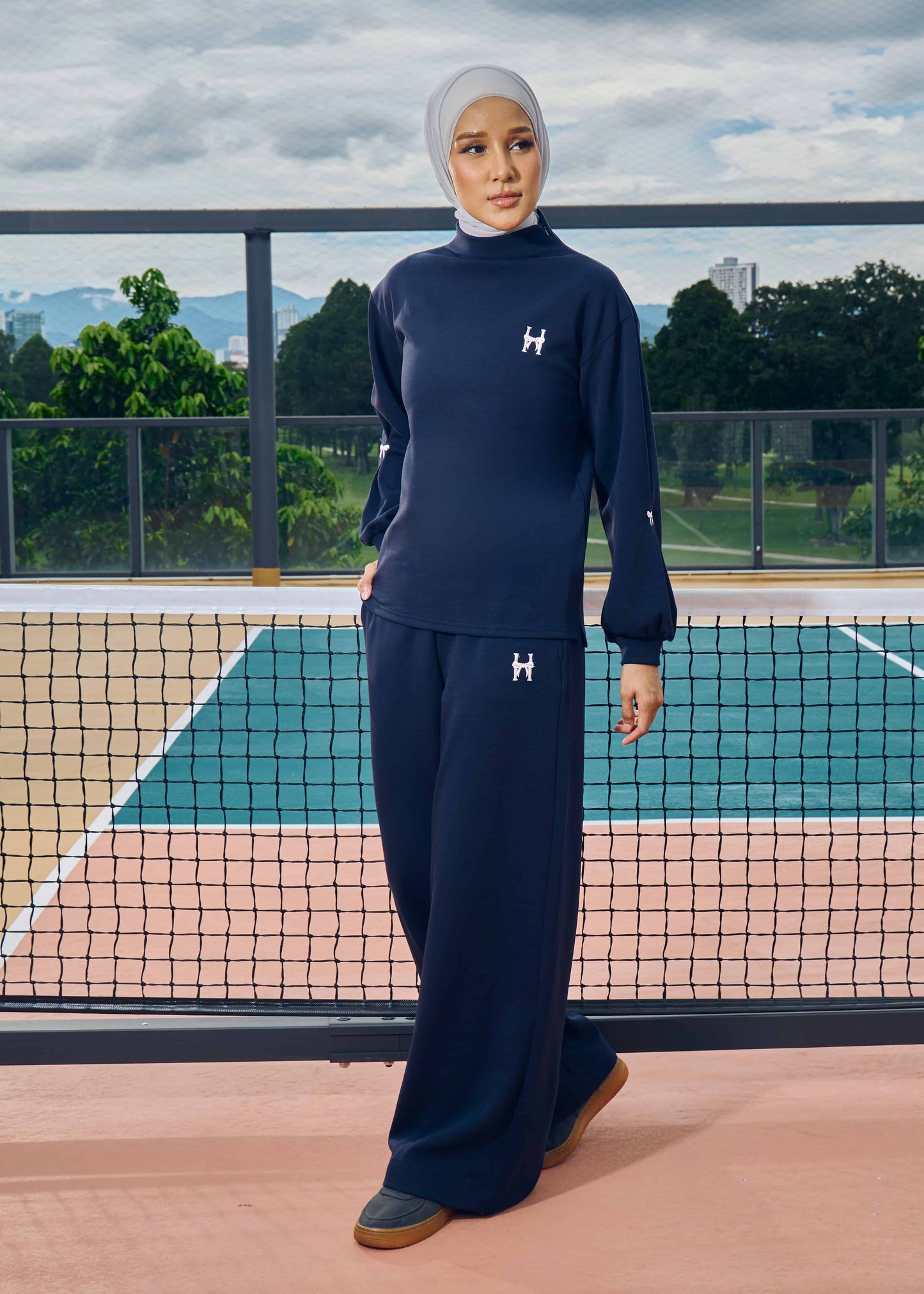 MINOR DEFECT MAEVE JUMPER WIDE SET (NAVY BLUE)