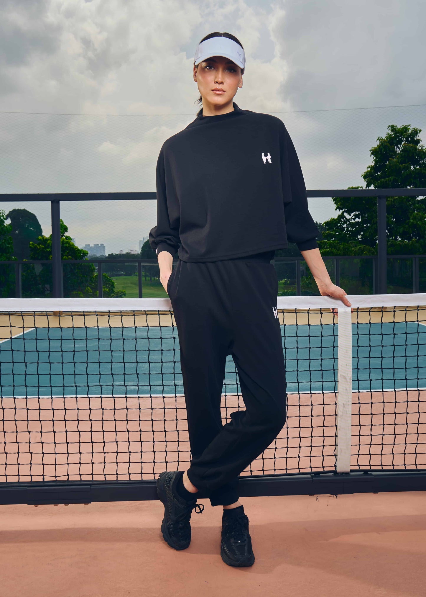 CASSIE JUMPER SET (BLACK)