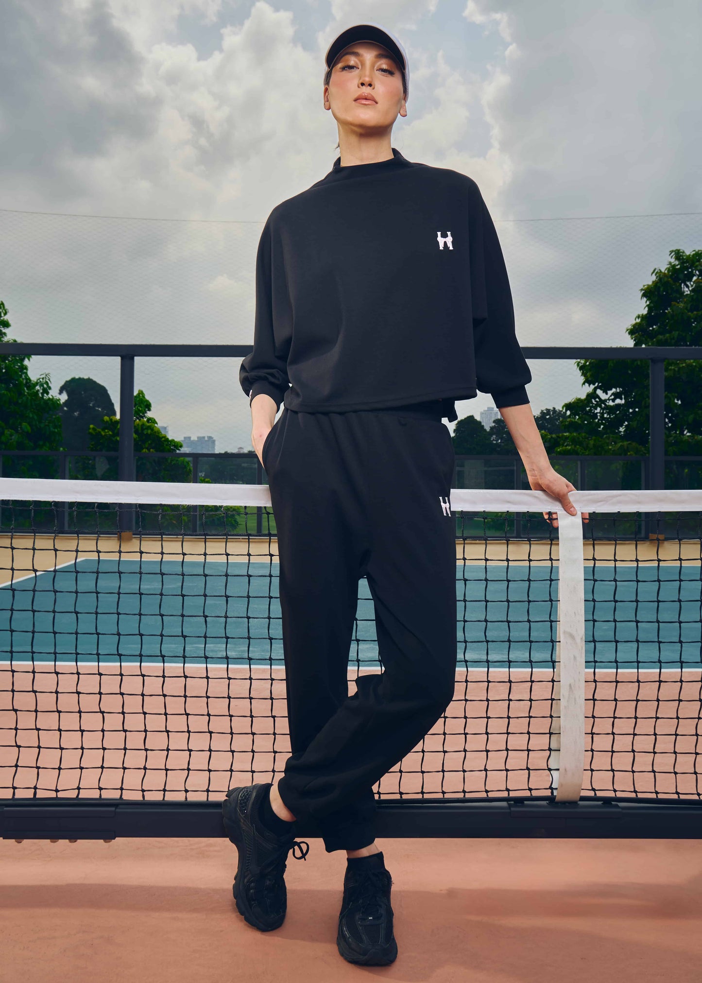 CASSIE JUMPER SET (BLACK)