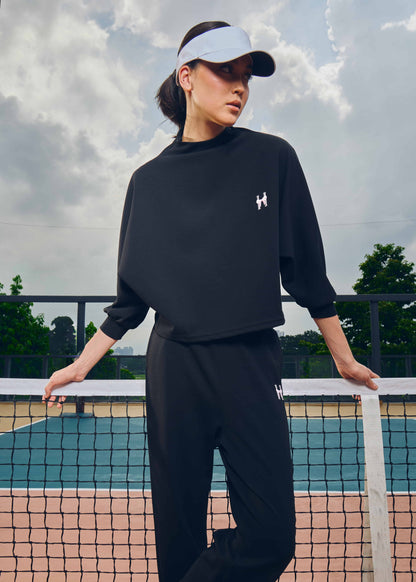 CASSIE JUMPER SET (BLACK)