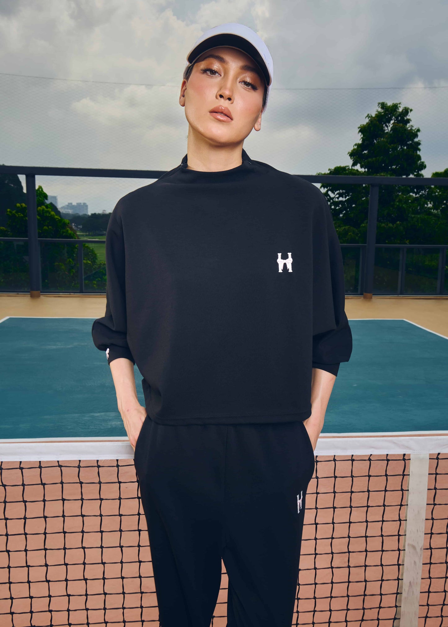 CASSIE JUMPER SET (BLACK)