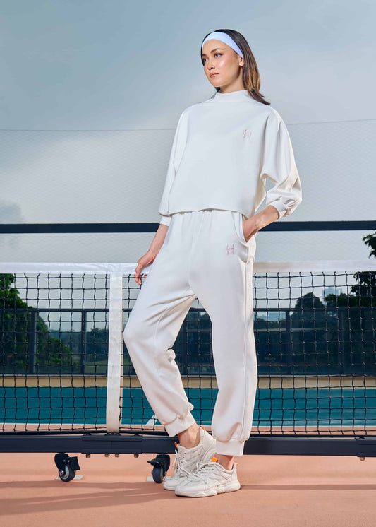 MINOR DEFECT CASSIE JUMPER SET (OFF WHITE)
