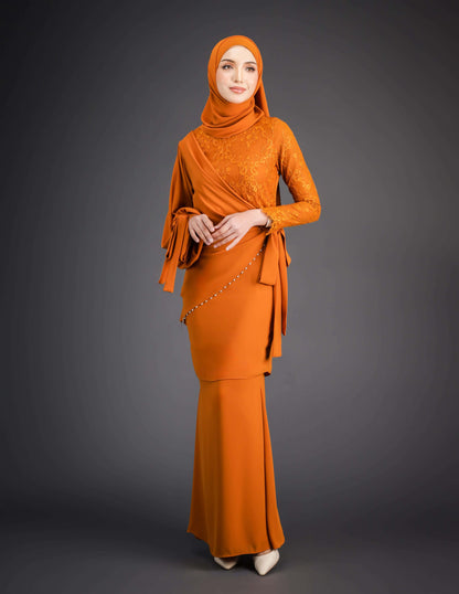 ADIANA KURUNG (BRICK ORANGE)