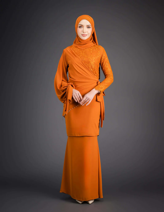 ADIANA KURUNG (BRICK ORANGE)