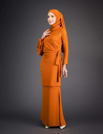 ADIANA KURUNG (BRICK ORANGE)