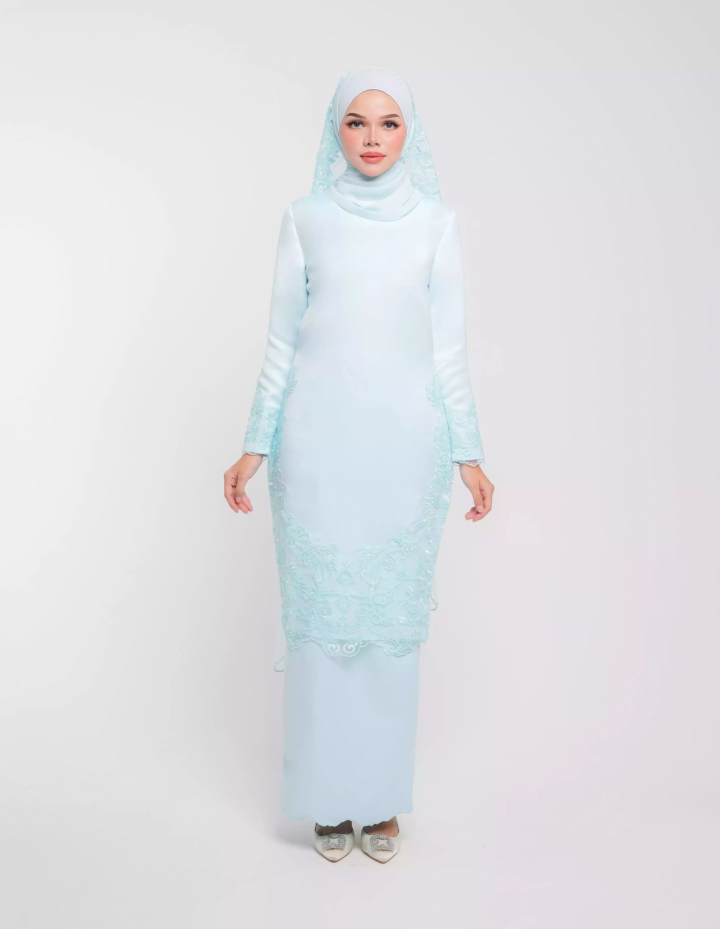 MINOR DEFECT AFRINA KURUNG (BABY BLUE)