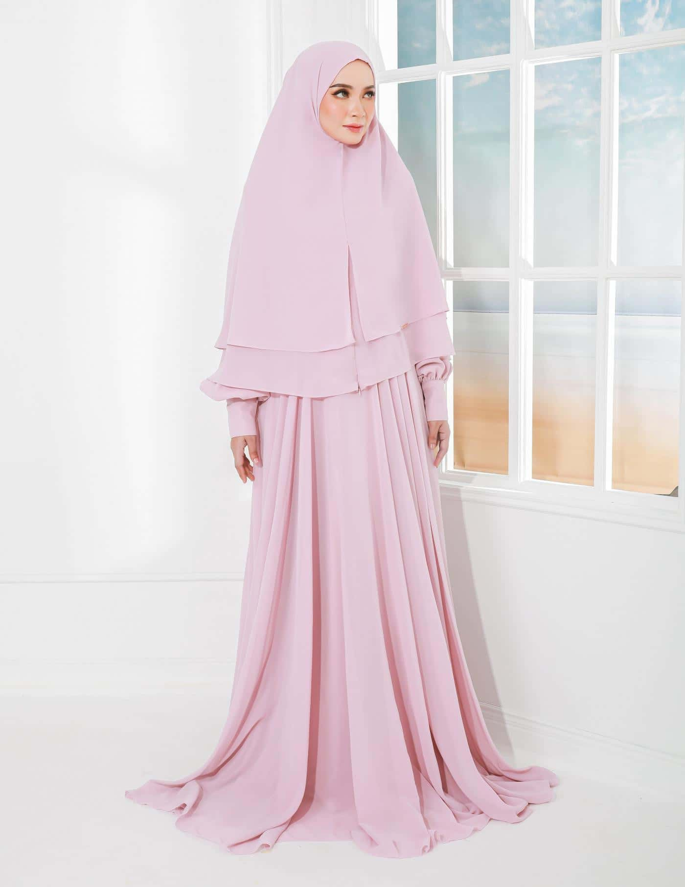 AFSHA KHIMAR (DUSTY PINK)