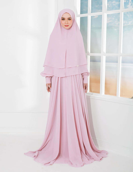 AFSHA KHIMAR (DUSTY PINK)