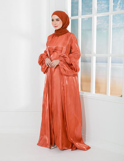 AJWA ABAYA 2.0 (BURNT ORANGE)