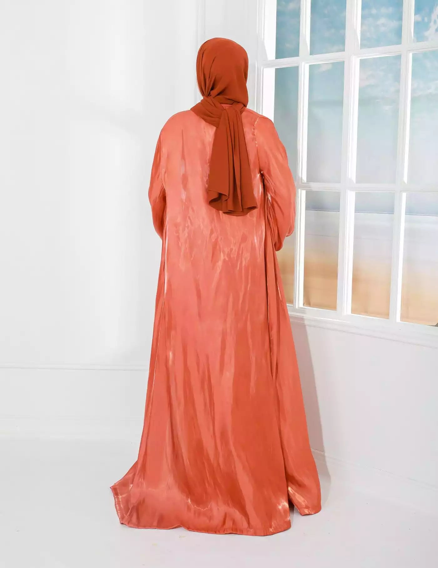 AJWA ABAYA 2.0 (BURNT ORANGE)