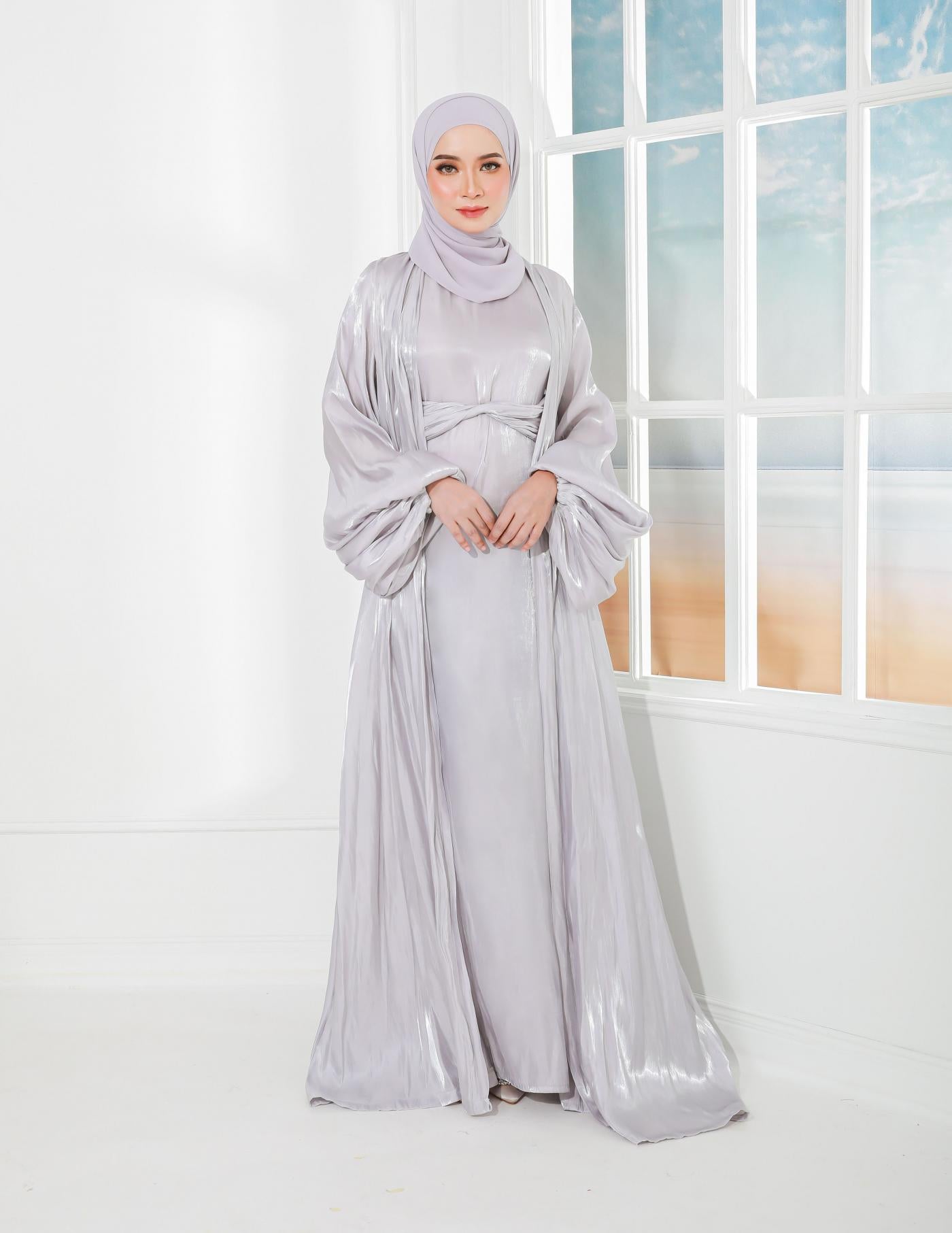 AJWA ABAYA (GREY)