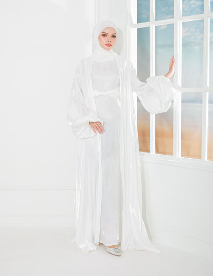 AJWA ABAYA (WHITE)