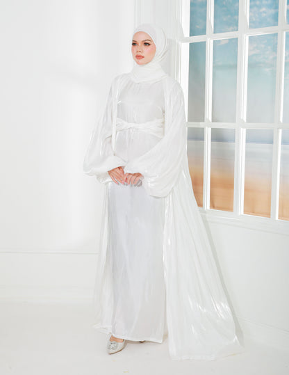 AJWA ABAYA (WHITE)