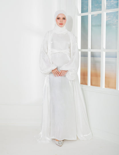 AJWA ABAYA (WHITE)