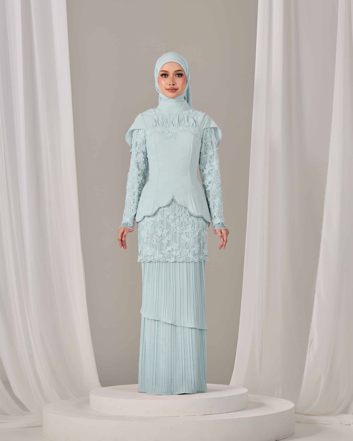 ALARA KURUNG (MINT GREEN)