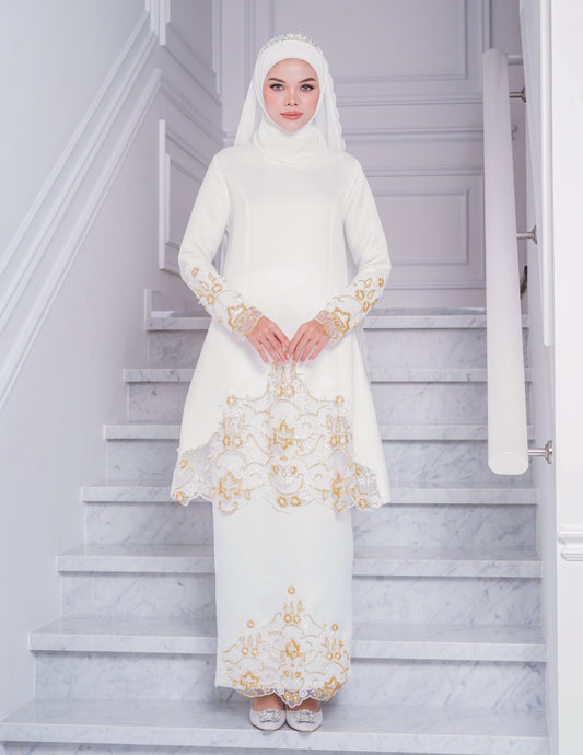 ALISA KURUNG (OFF WHITE)