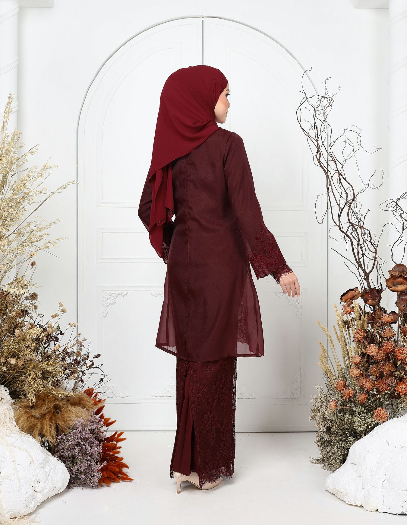 AMAYA KEBAYA (BURGUNDY)