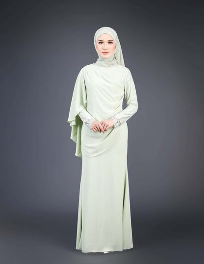 MINOR DEFECT ANNALEE DRESS (GREEN TEA)