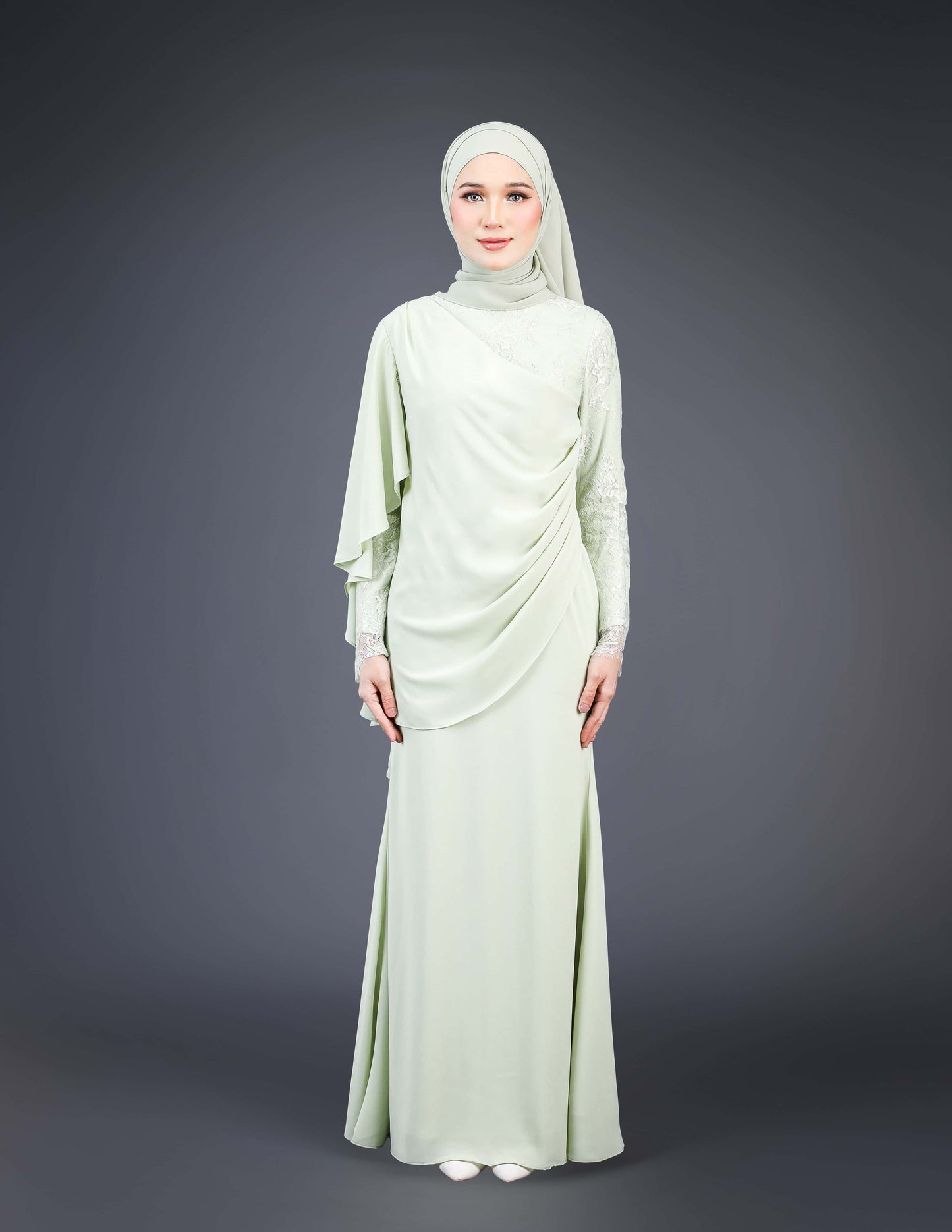 MINOR DEFECT ANNALEE DRESS (GREEN TEA)