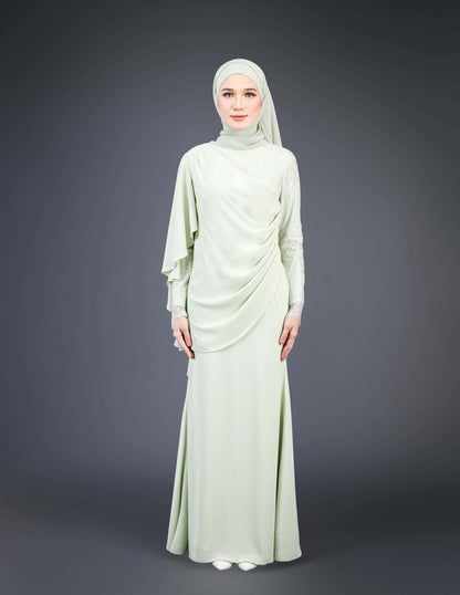 MINOR DEFECT ANNALEE DRESS (GREEN TEA)
