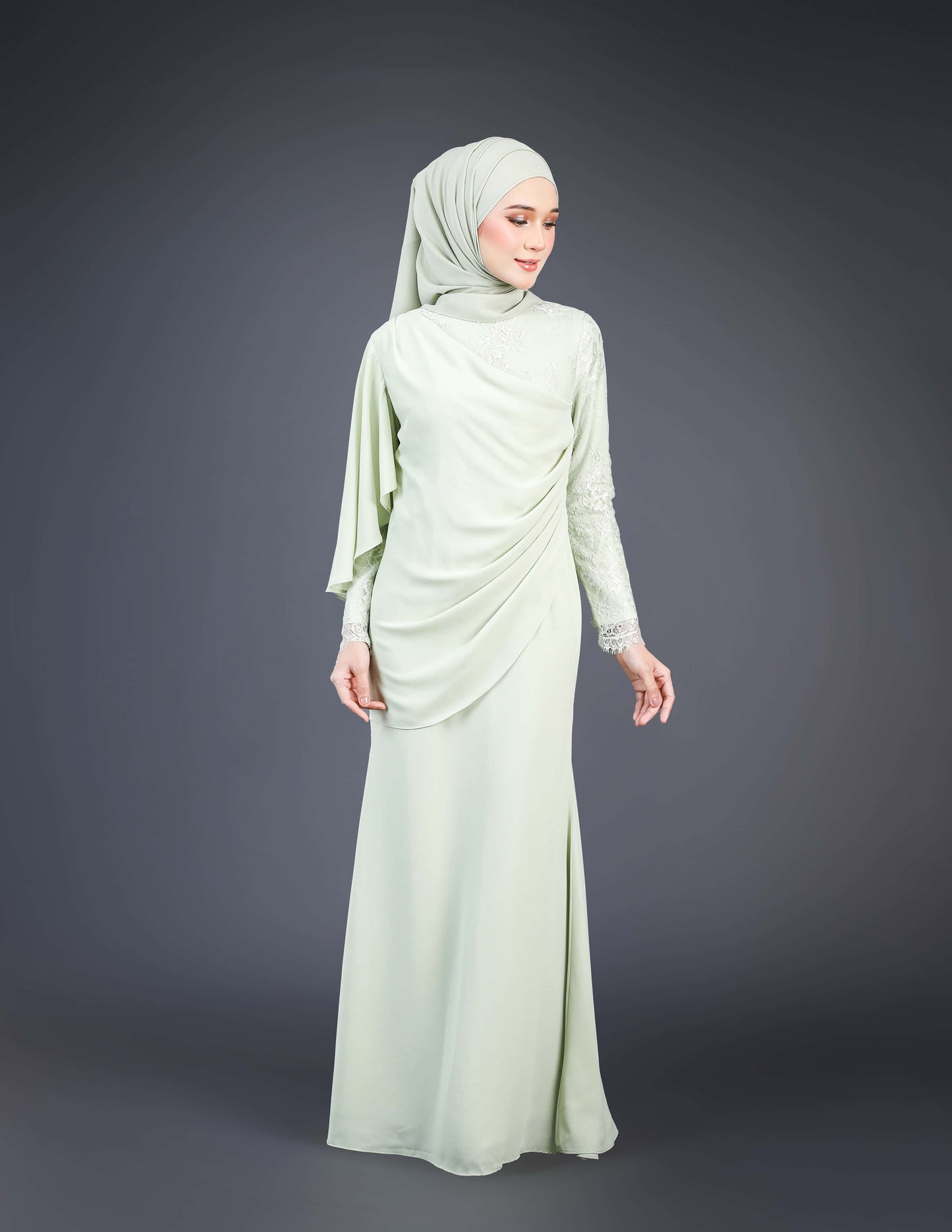 MINOR DEFECT ANNALEE DRESS (GREEN TEA)