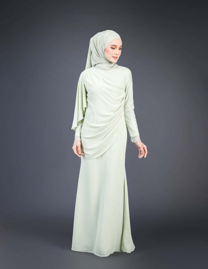 MINOR DEFECT ANNALEE DRESS (GREEN TEA)