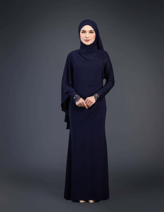 ANNALEE DRESS (NAVY BLUE)