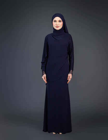 ANNALEE DRESS (NAVY BLUE)