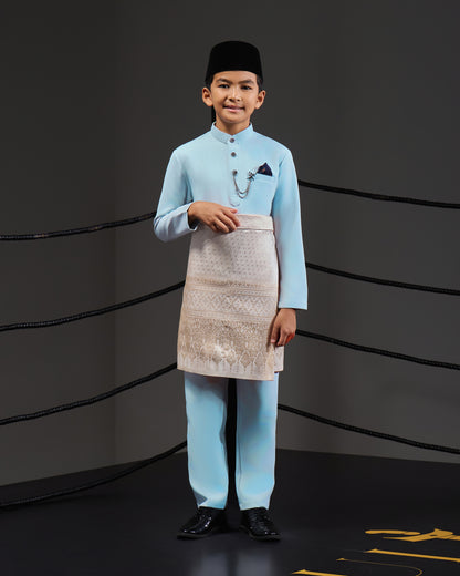 SOULTAN BAJU MELAYU FOR KIDS (AQUA BLUE)